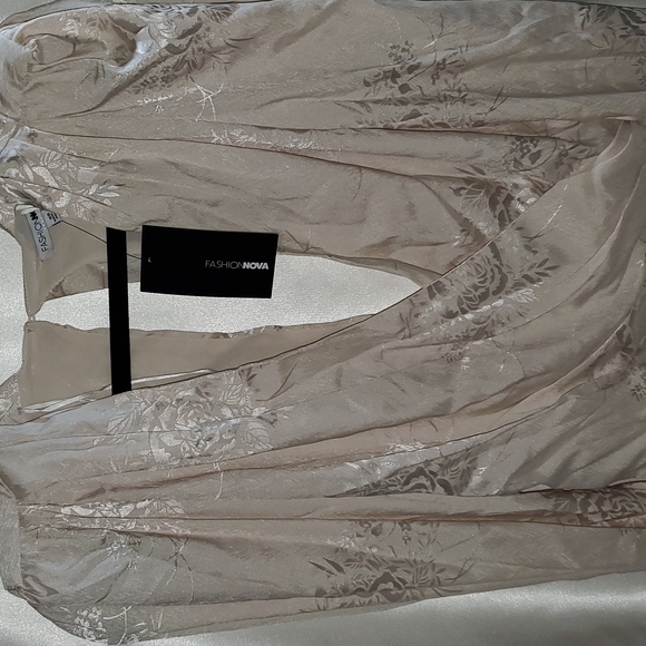 Fashion Nova Satin Ruched Mini Dress - Picture 3 of 8